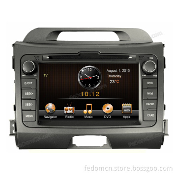 7 Inch TFT LCD Touch Screen Car DVD GPS Navigation System for KIA Sportage R with Bluetooth+Radio+iPod+Video